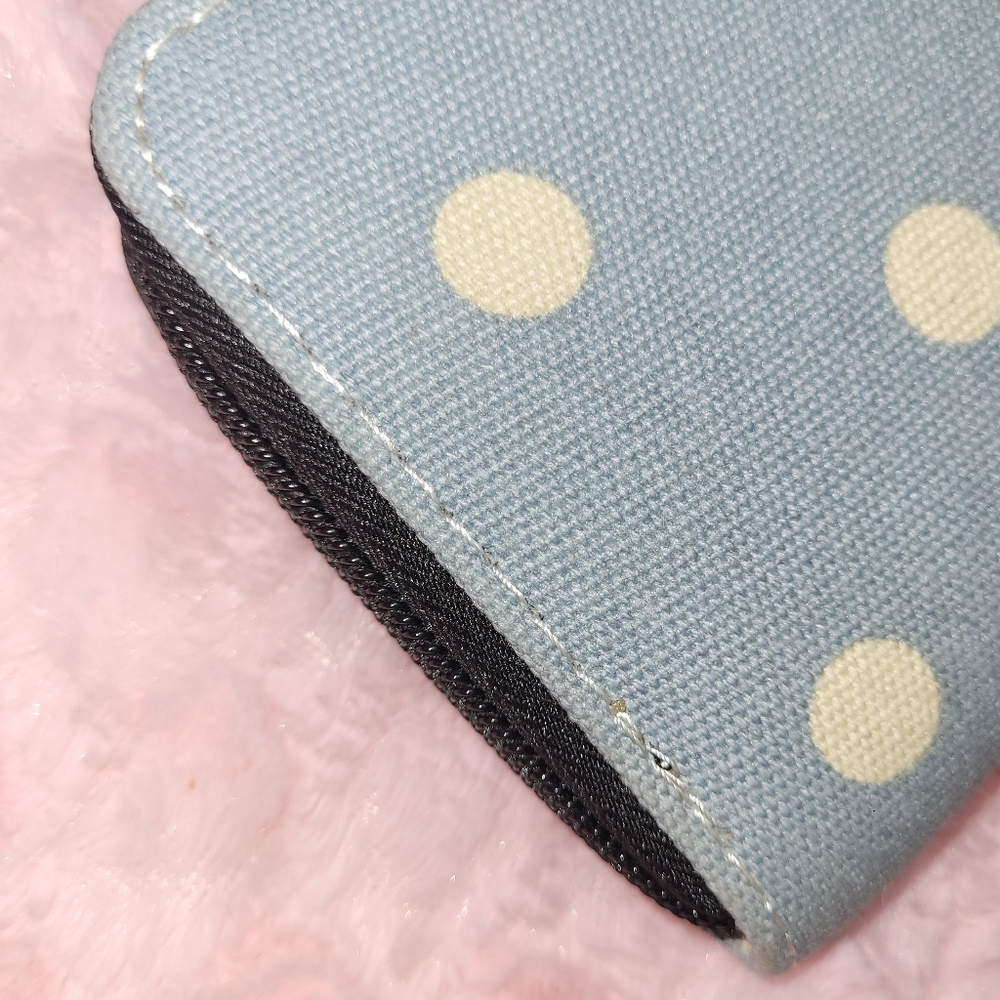 Canvas Wallet- Polka-Dot - Picture 7 of 16